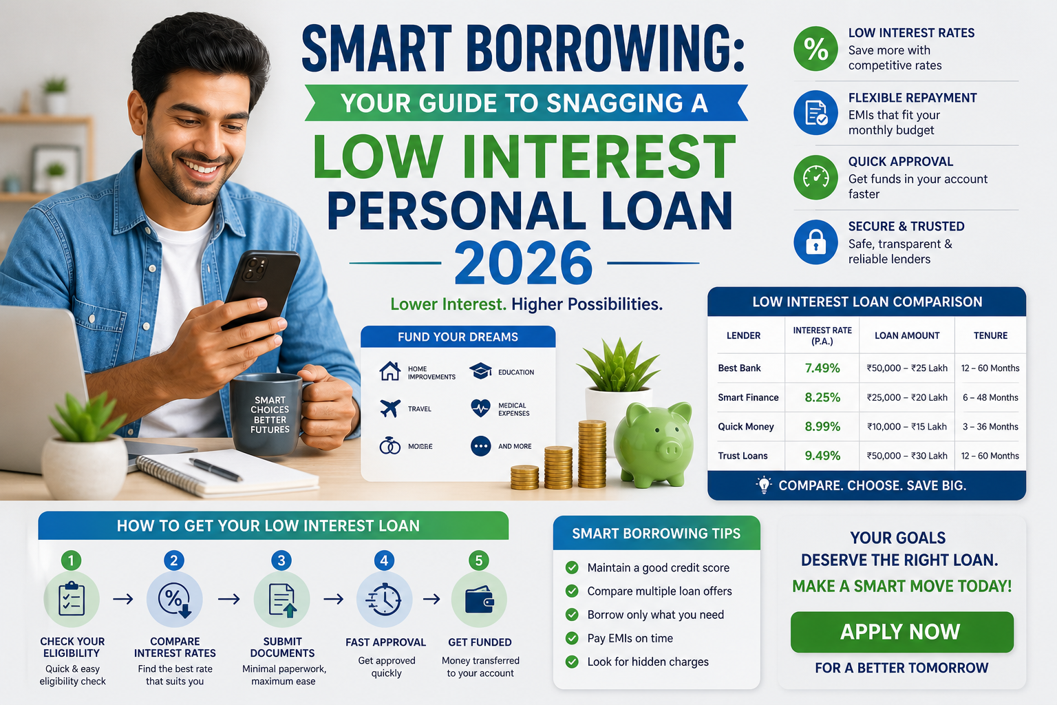 Smart Borrowing: Your Guide to Snagging a Low Interest Personal Loan 2026