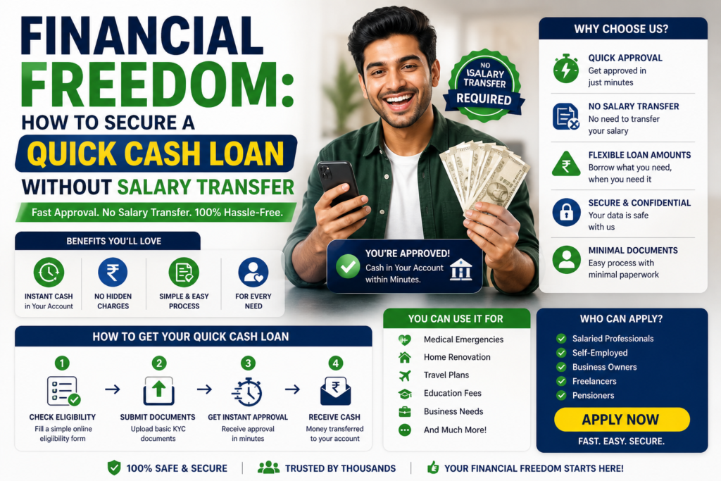 quick cash loan without salary transfer