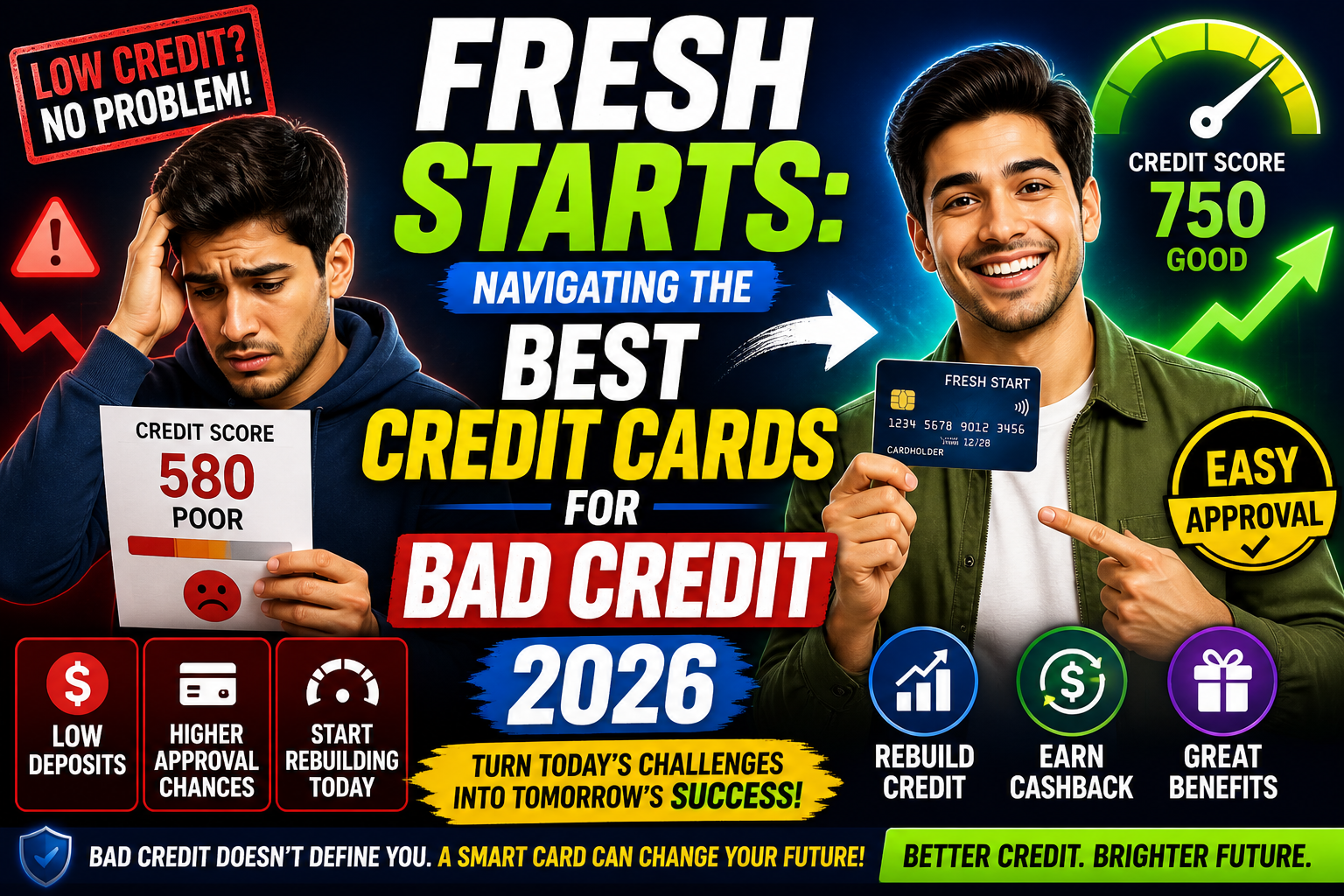 Fresh Starts: Navigating the Best Credit Cards for Bad Credit in 2026