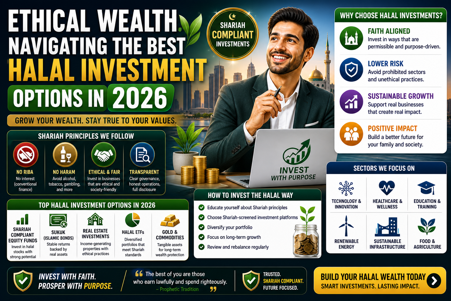 Ethical Wealth: Navigating the Best Halal Investment Options in 2026