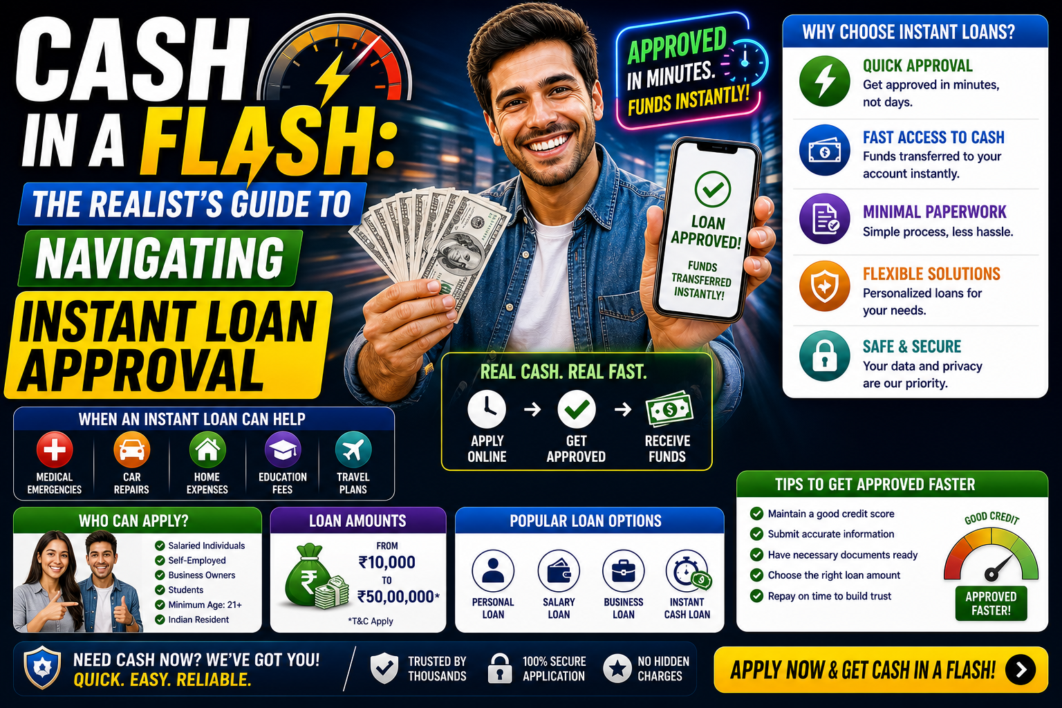 Cash in a Flash: The Realist’s Guide to Navigating Instant Loan Approval