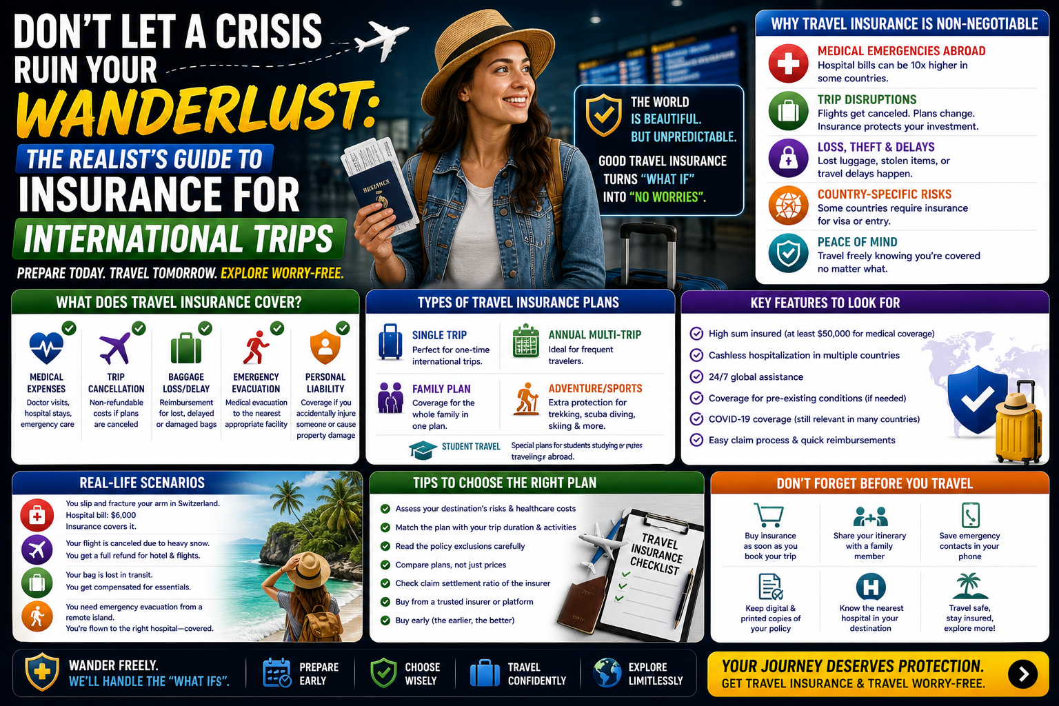 Don’t Let a Crisis Ruin Your Wanderlust: The Realist’s Guide to Insurance for International Trips