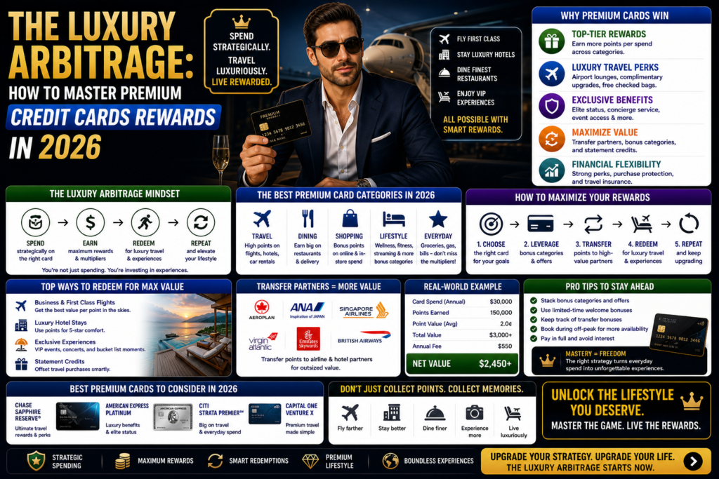premium credit cards rewards