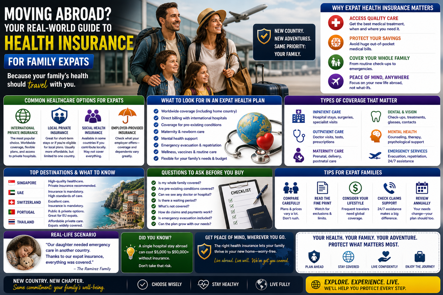 Moving Abroad? Your Real-World Guide to Health Insurance for Family Expats