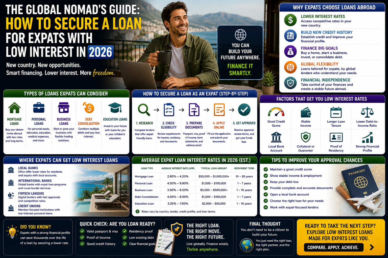 The Global Nomad’s Guide: How to Secure a Loan for Expats with Low Interest in 2026