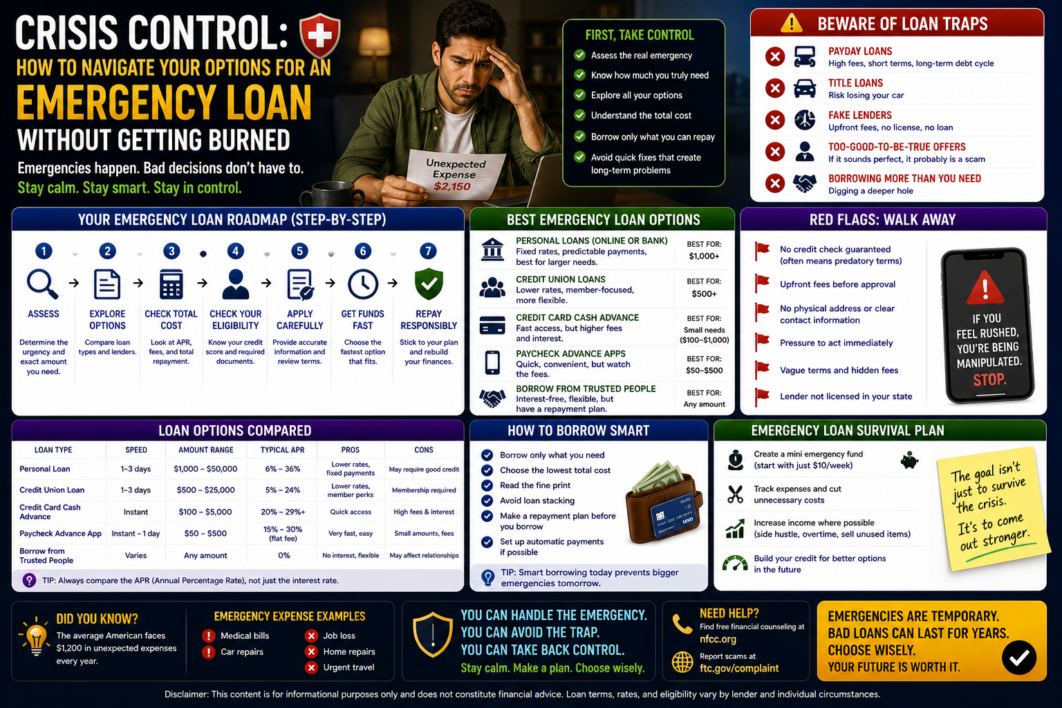 Crisis Control: How to Navigate Your Options for an Emergency Loan Without Getting Burned